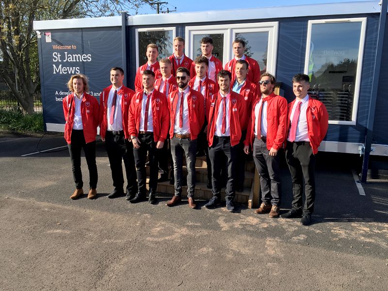 Charfield’s first team reached the County Junior Cup final last season and are top of Stroud League Division One