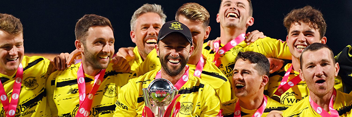 Gloucestershire’s players celebrate their T20 triumph