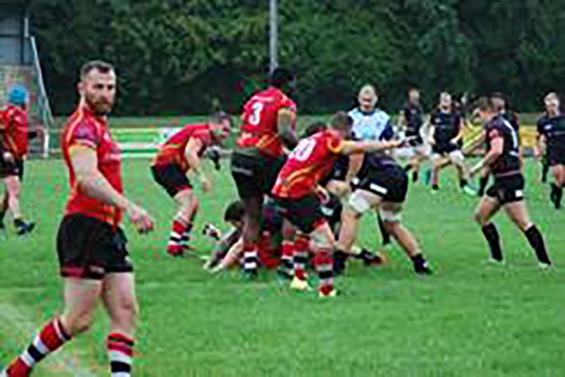 Action from Lydney v Rochford