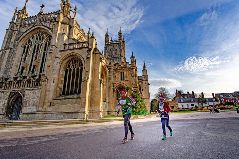 This year’s Glos Santa Fun Run takes place on Saturday 10th December