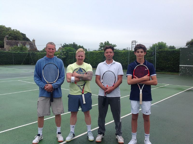 Cerney Lakes A team, from left, Dave Hartland, Mark Stephens, Andy Walker and Joe Dennish
