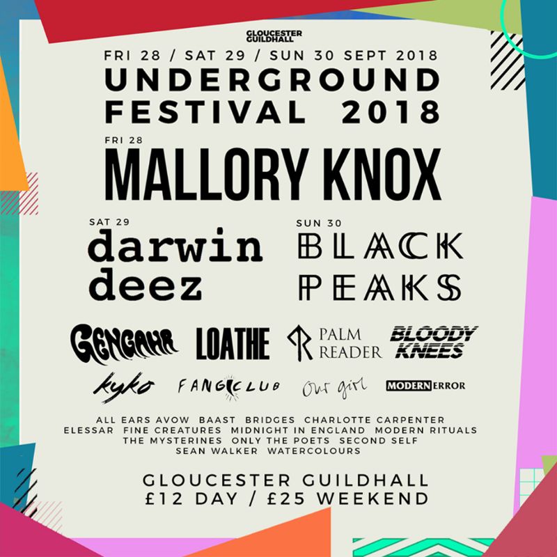 The Underground Festival in Gloucester will host the biggest up-and-coming musical acts