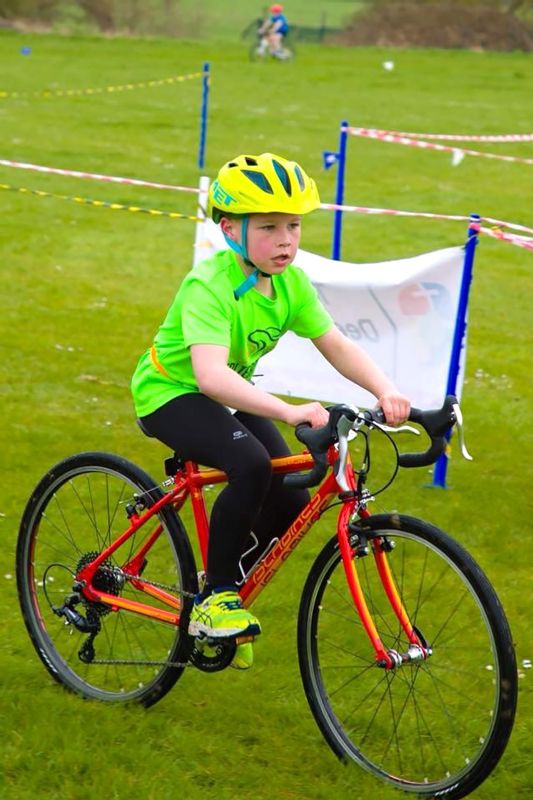 Jack James will be competing in the Tri Team Glos Young Triathletes children’s triathlon