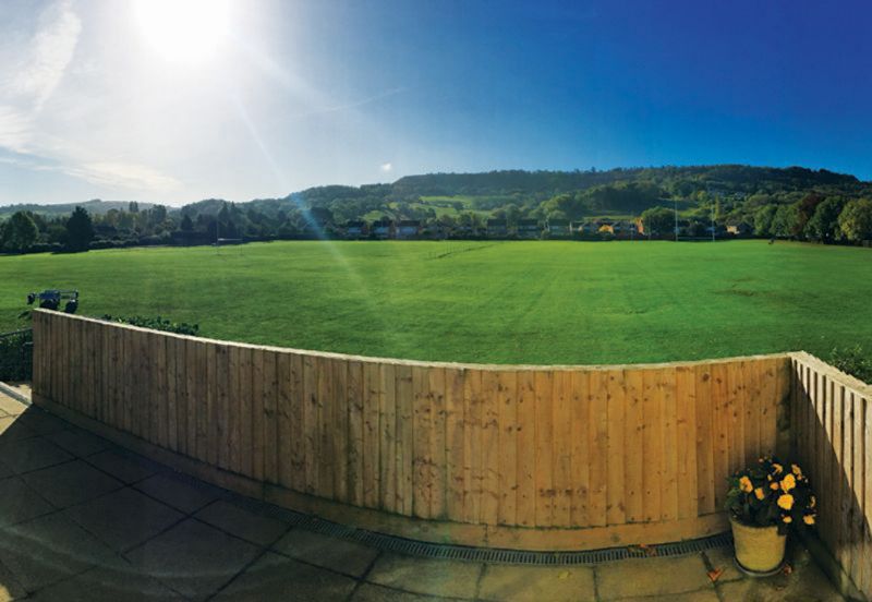 A view of Leckhampton Hill from Old Patesians Sports and Social Club