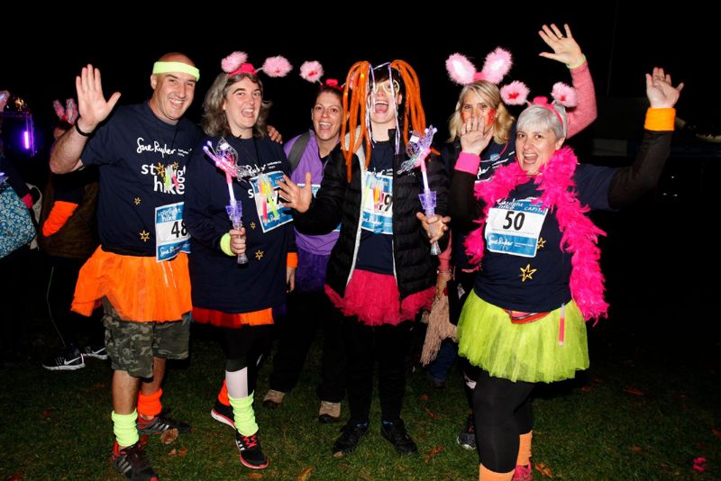 Participants at last year's Starlight Hike for Sue Ryder Leckhampton Court Hospice, which raised £60,000 to help Sue Ryder Nurses and care teams provide expert and compassionate palliative care for Gloucestershire families