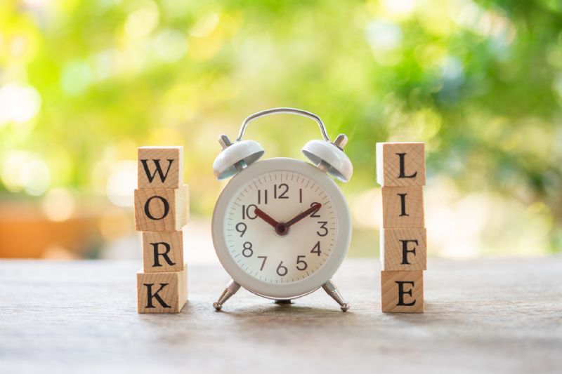 Work life balance clock