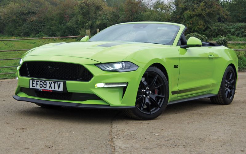 Green Mustang V8