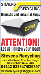 Stevens Recycling. Domestic and Industrial skips in Gloucestershire
